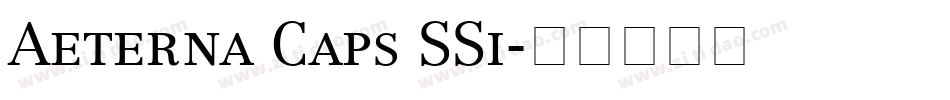 Aeterna Caps SSi字体转换